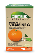 Load image into Gallery viewer, Vitamin C 600mg 90s by Certified Naturals