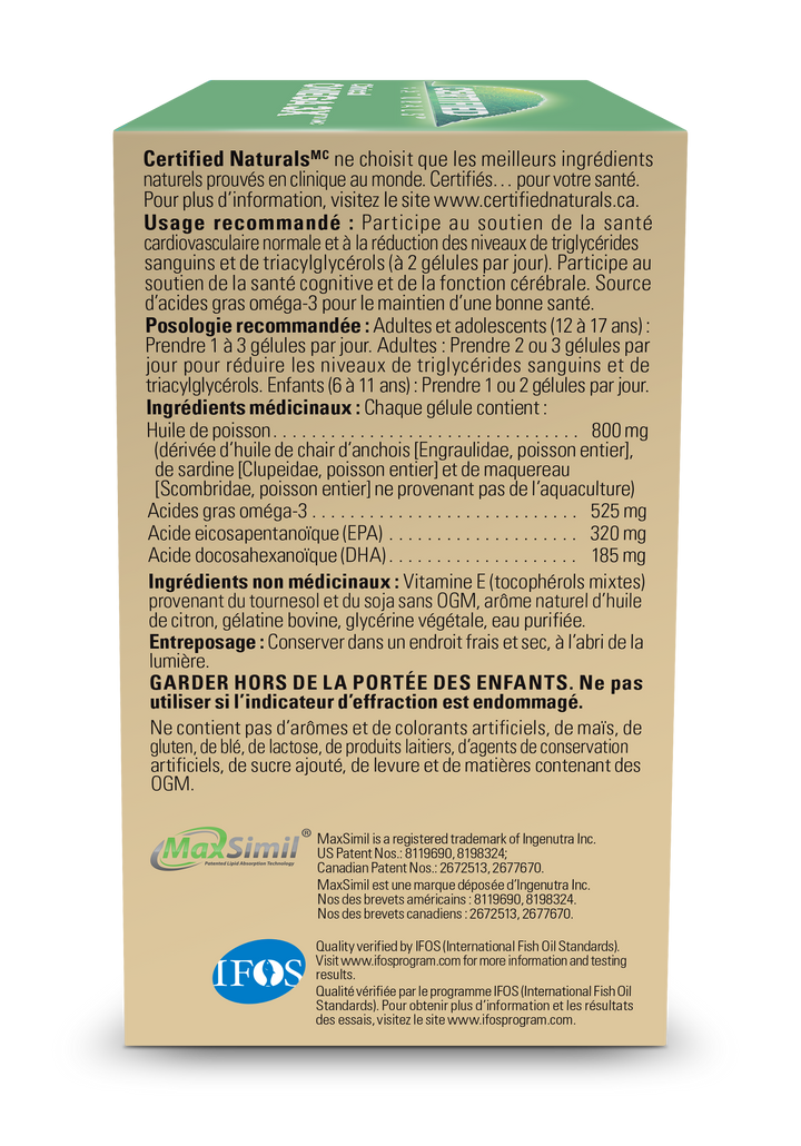 Omega-3 60s by Certified Naturals