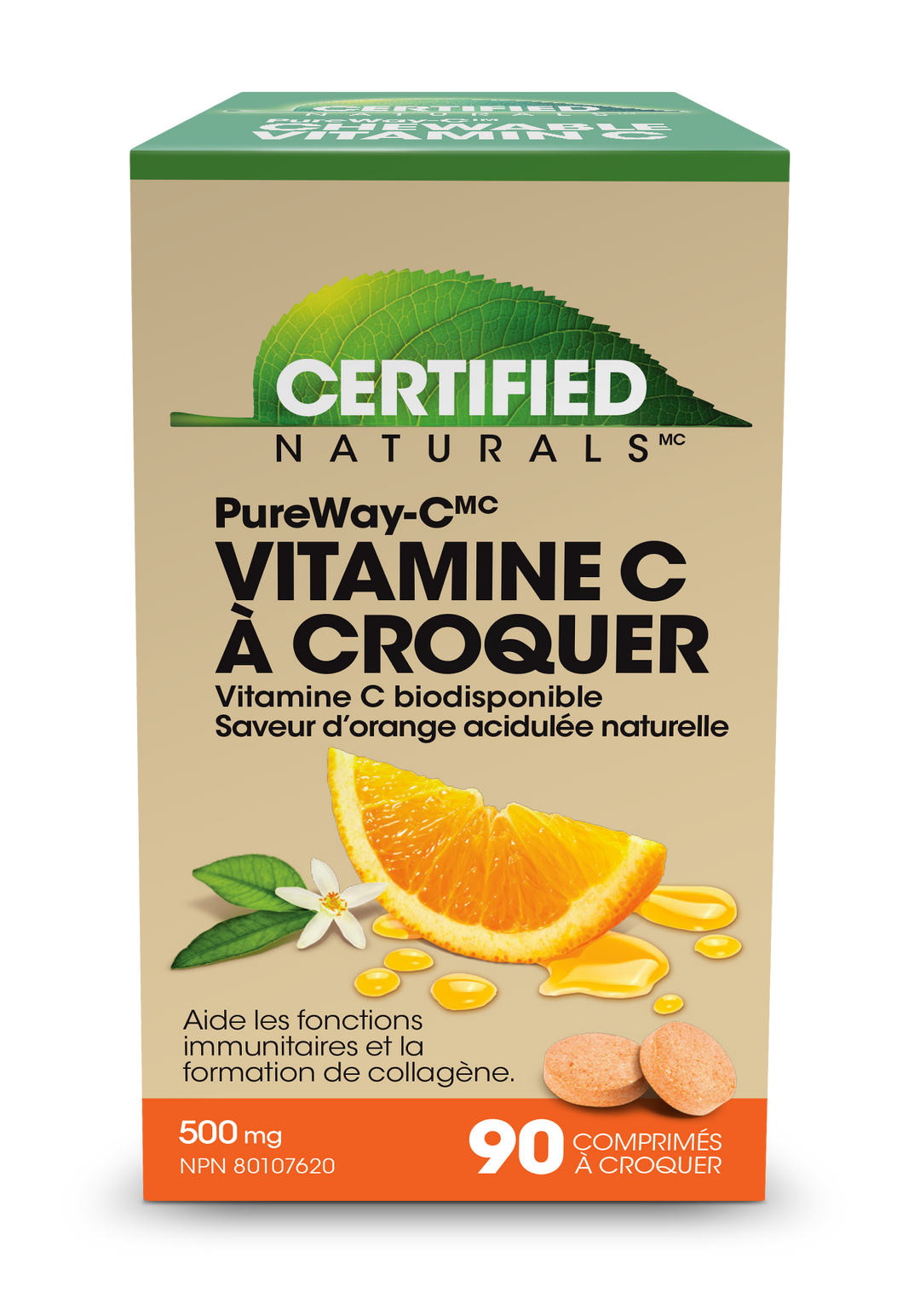 Vitamin C Chews 90s by Certified Naturals