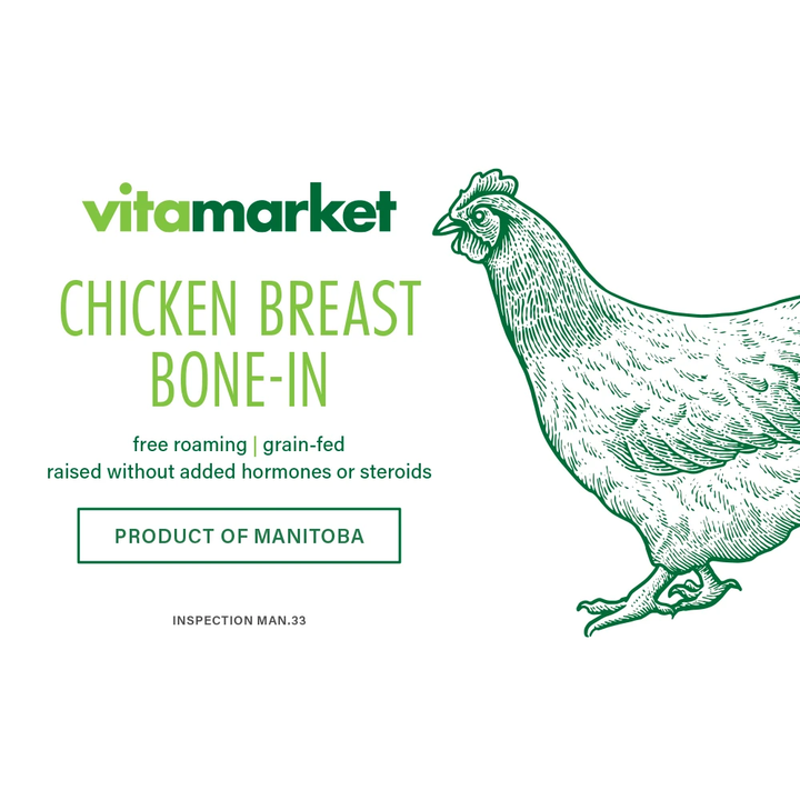 Bone-in Chicken Breasts by Vita Market