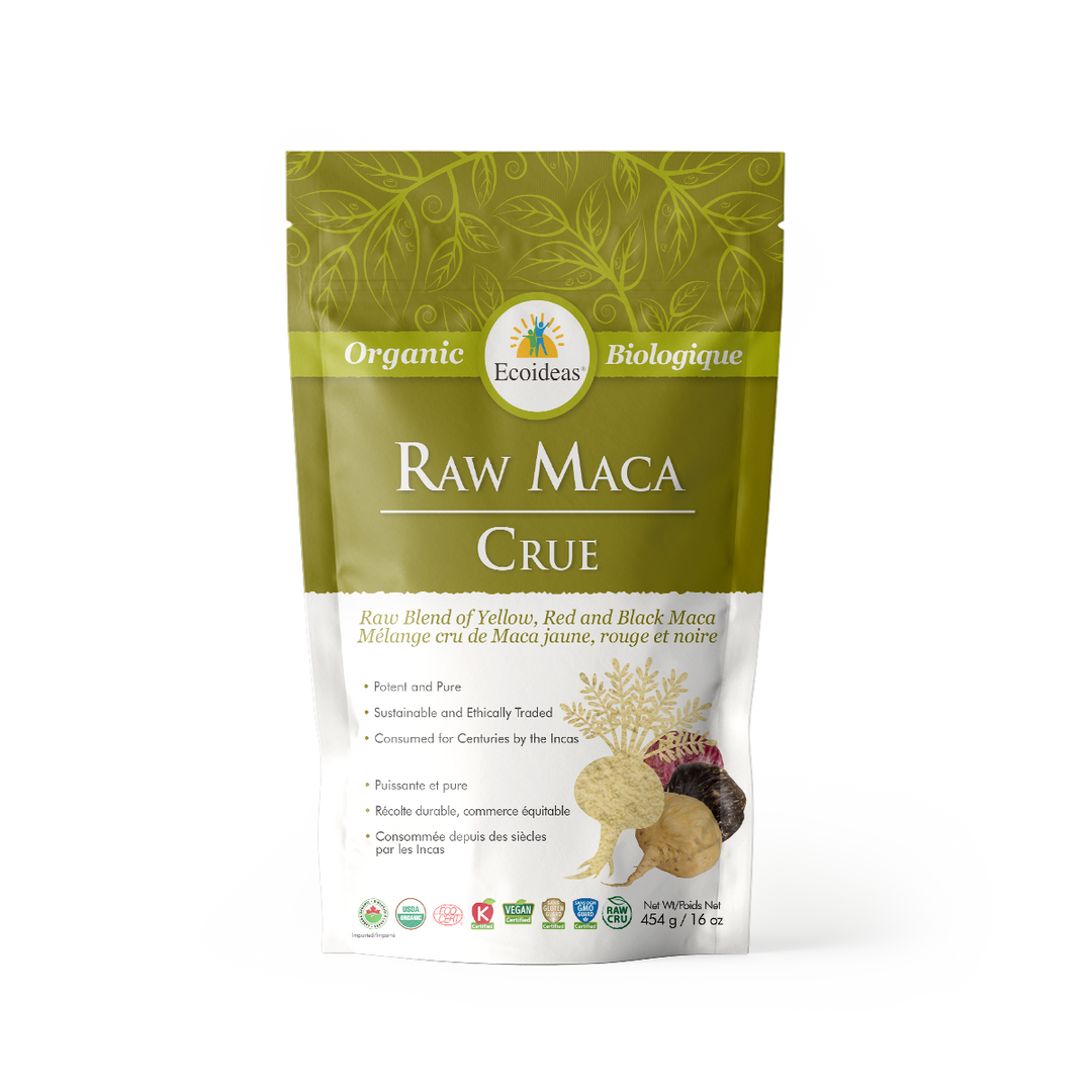 Organic Raw Maca - (454g) by Ecoideas