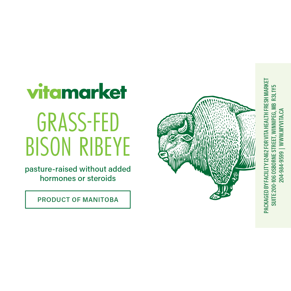 Bison Ribeye Steak Each Pack