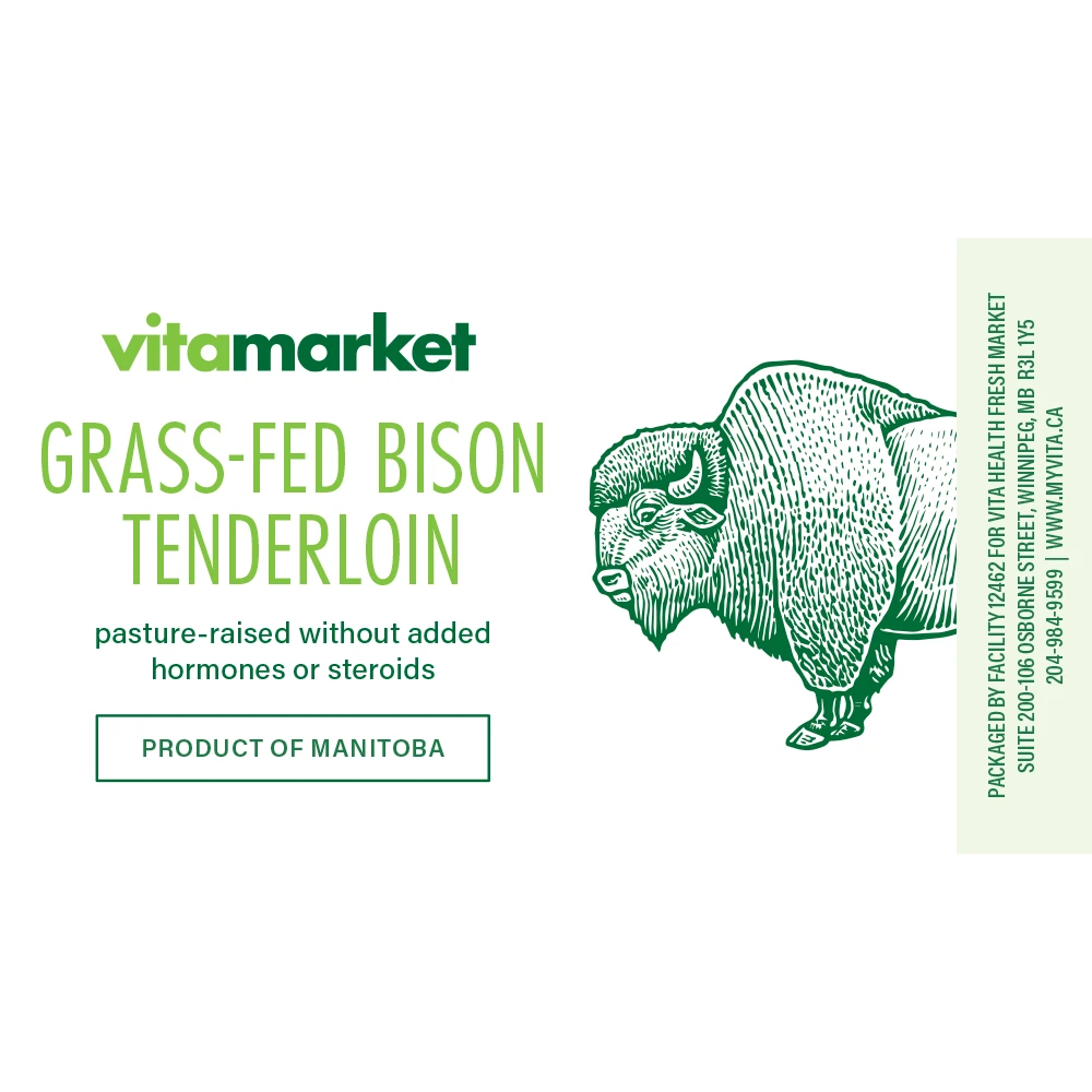 Bison Tenderlo Steak kg by Vita Market