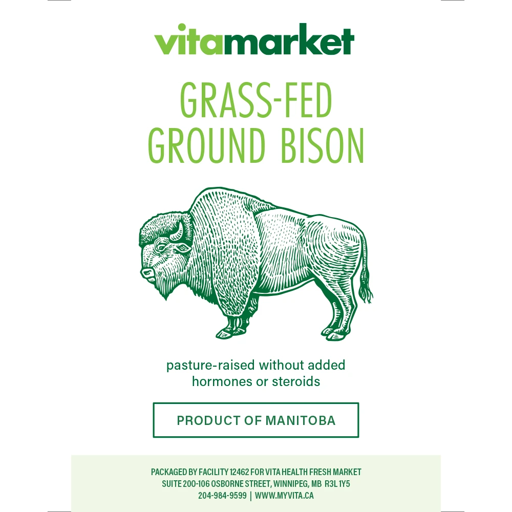 Ground Bison 1lb by Vita Market