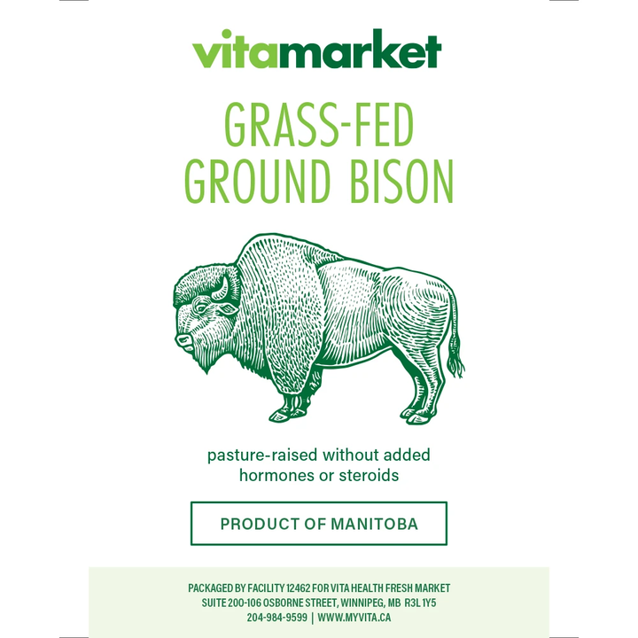 Ground Bison 1lb by Vita Market