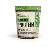 Load image into Gallery viewer, Iron Vegan Sprouted Protein, Chocolate 500g
