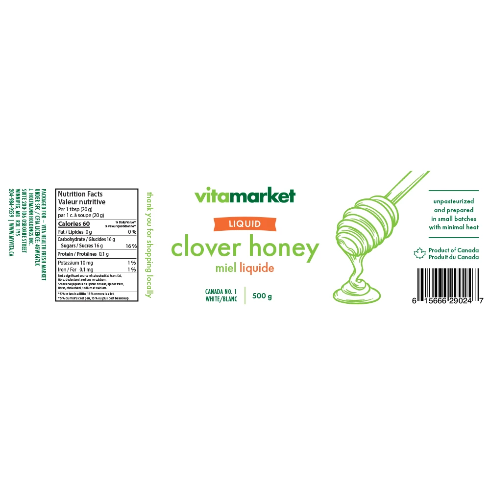 Clover Honey 500g by Vita Market