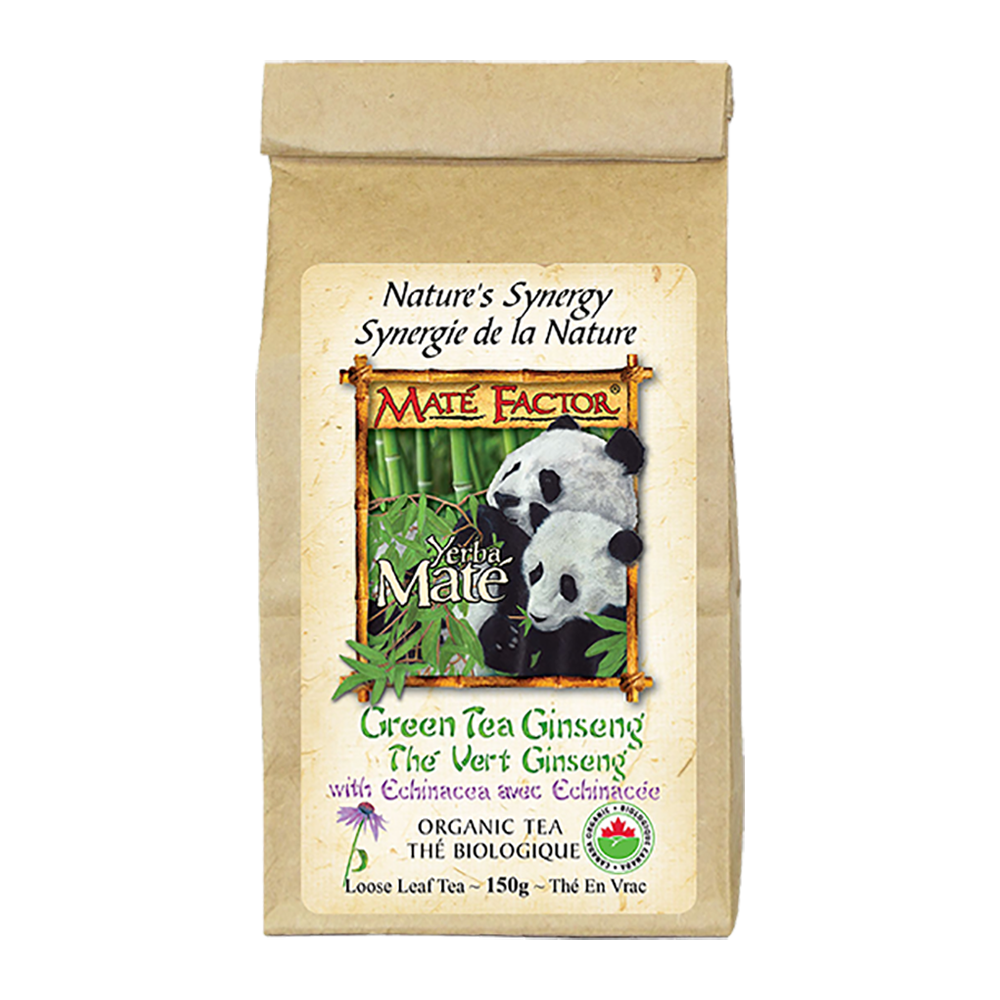 Org. Green Tea Ginseng Tea Bags - (70g) by Common Sense