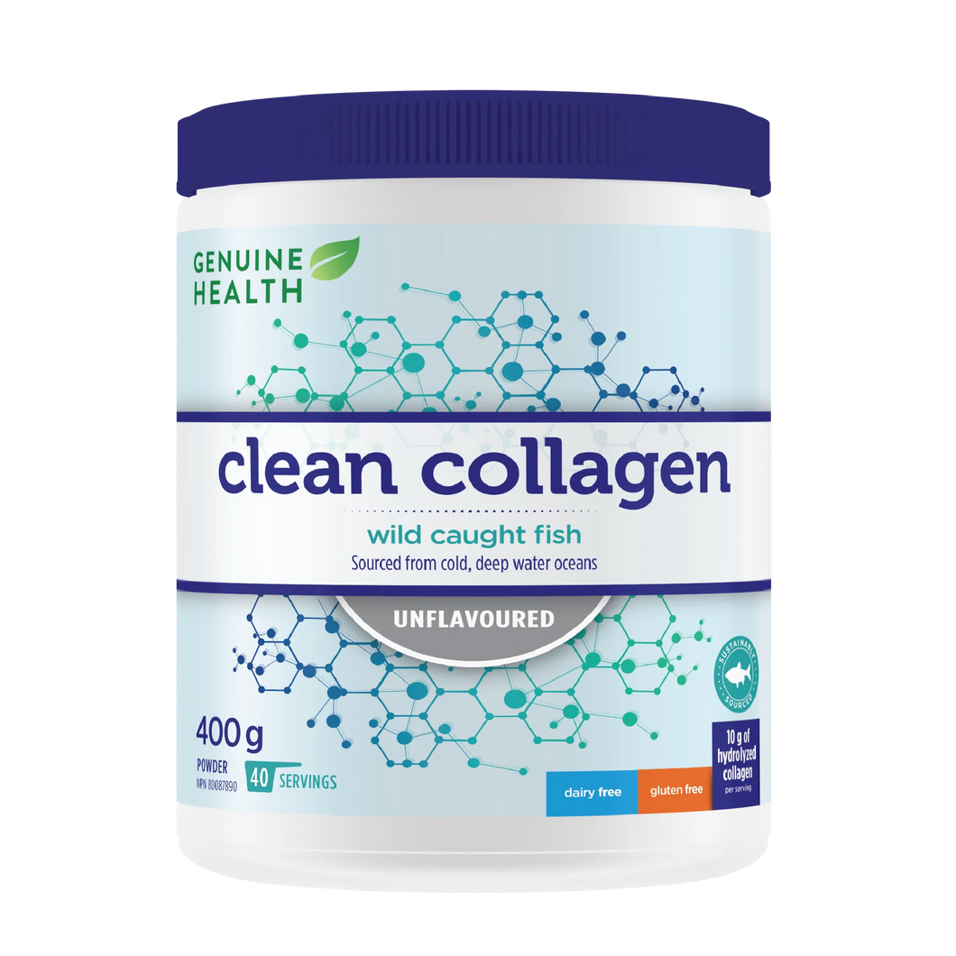 Genuine Health Clean Collagen Marine, Unflavoured 400g