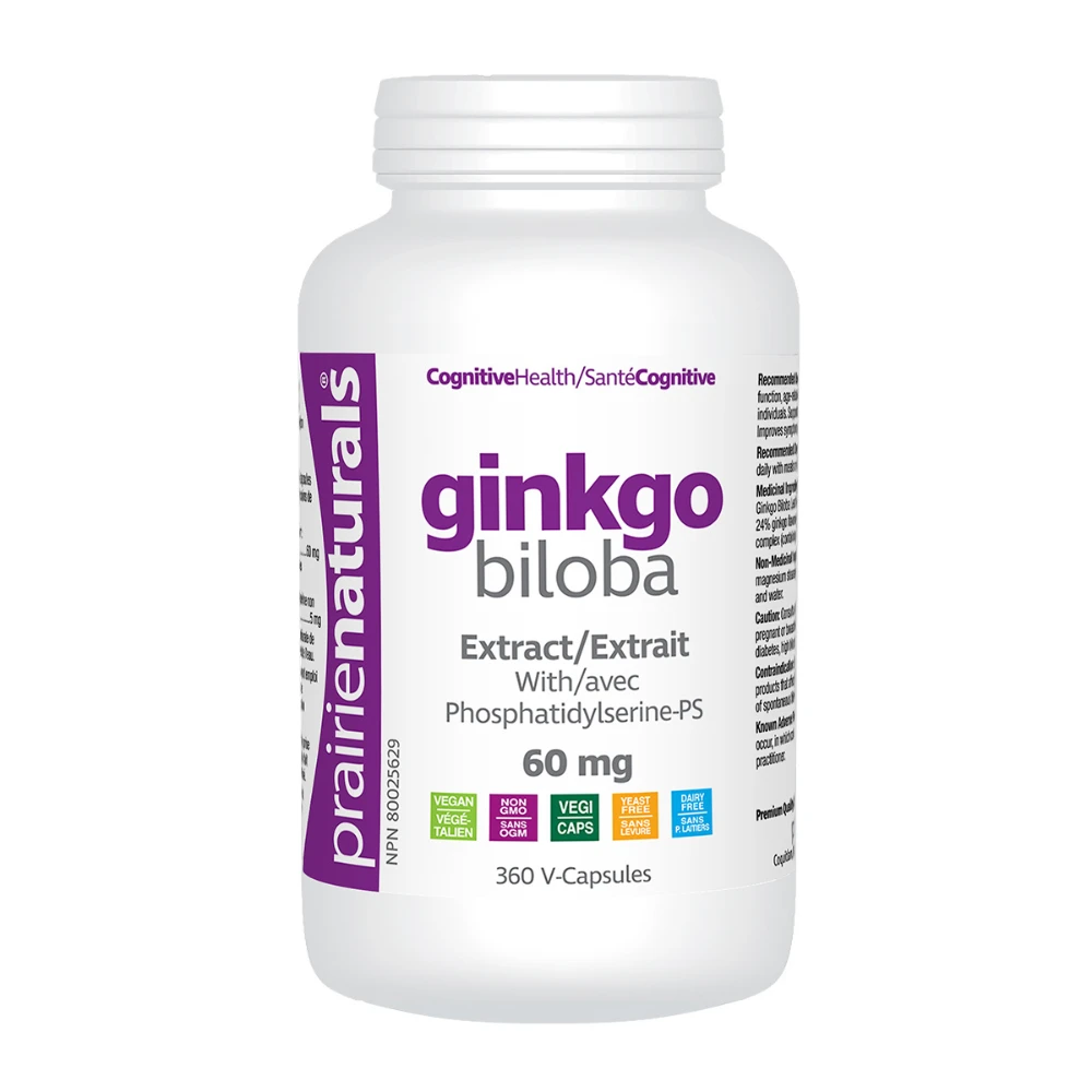 Prairie Naturals. Ginkgo Biloba. 360 Caps. by Prairie Naturals