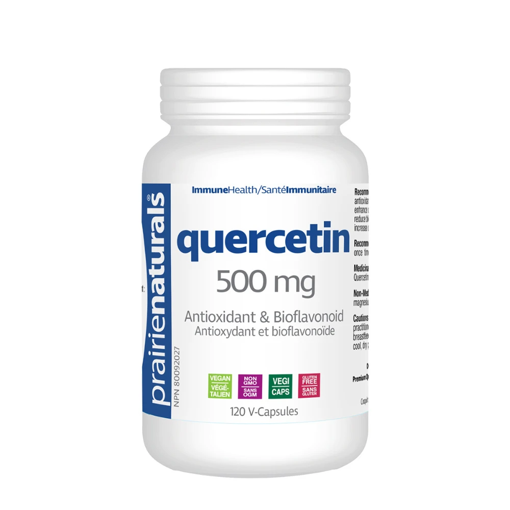 Prairie Naturals. Quercetin. 500MGs. 120 Caps. by Prairie Naturals
