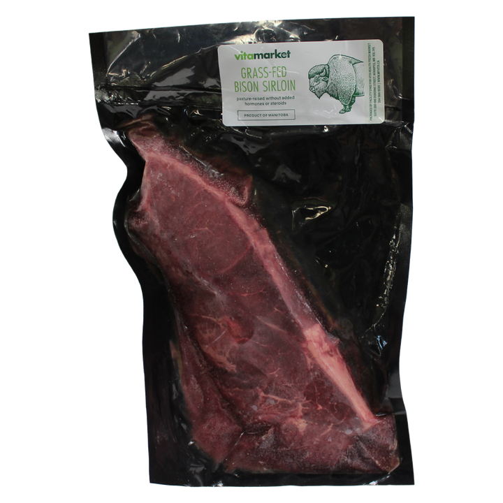 Bison Sirloin Steak Each Pack by Vita Market